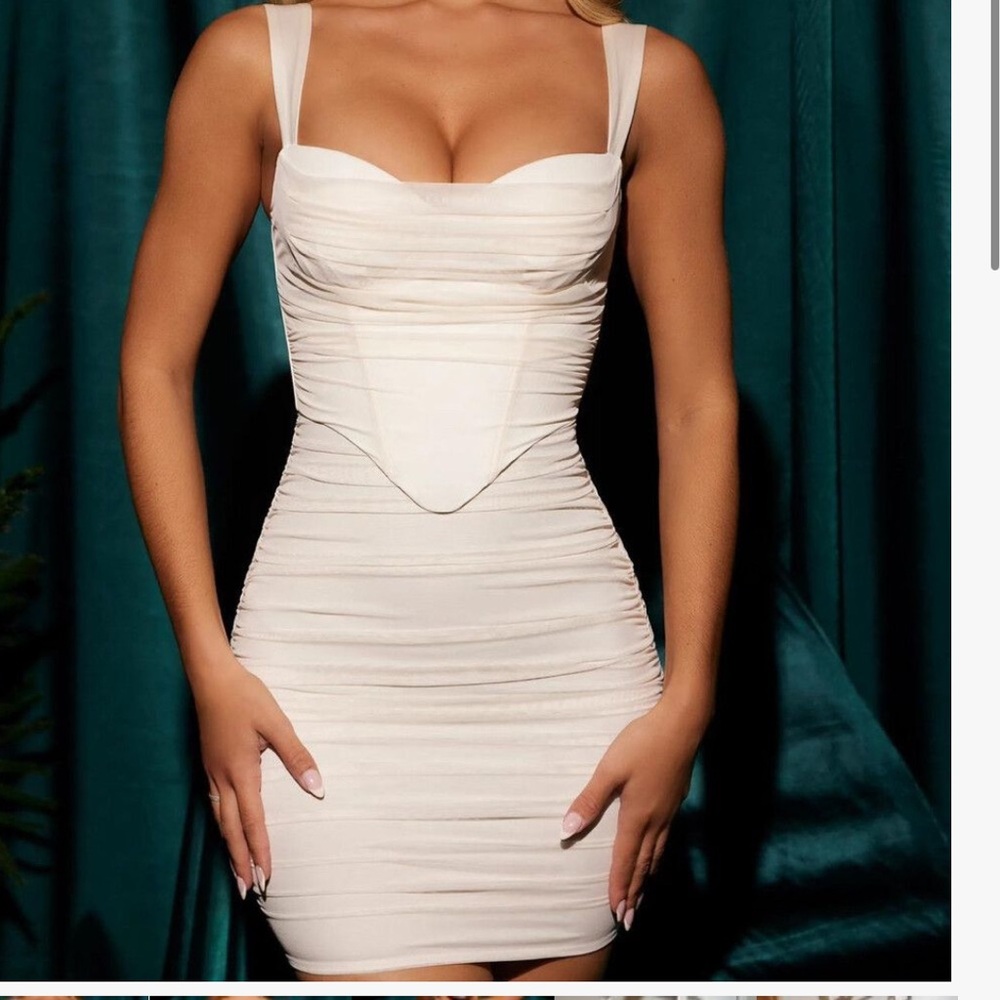 OH Polly White mini dress